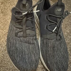 New Balance Gray Athletic Shoes with Sleek Design